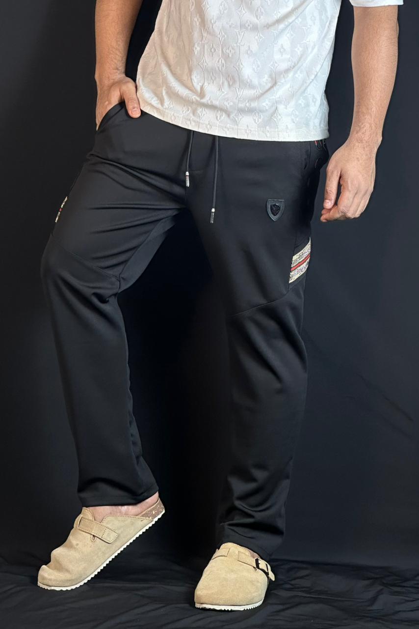 ব্ল্যাক কালার চায়না জগার্স-GUCCI